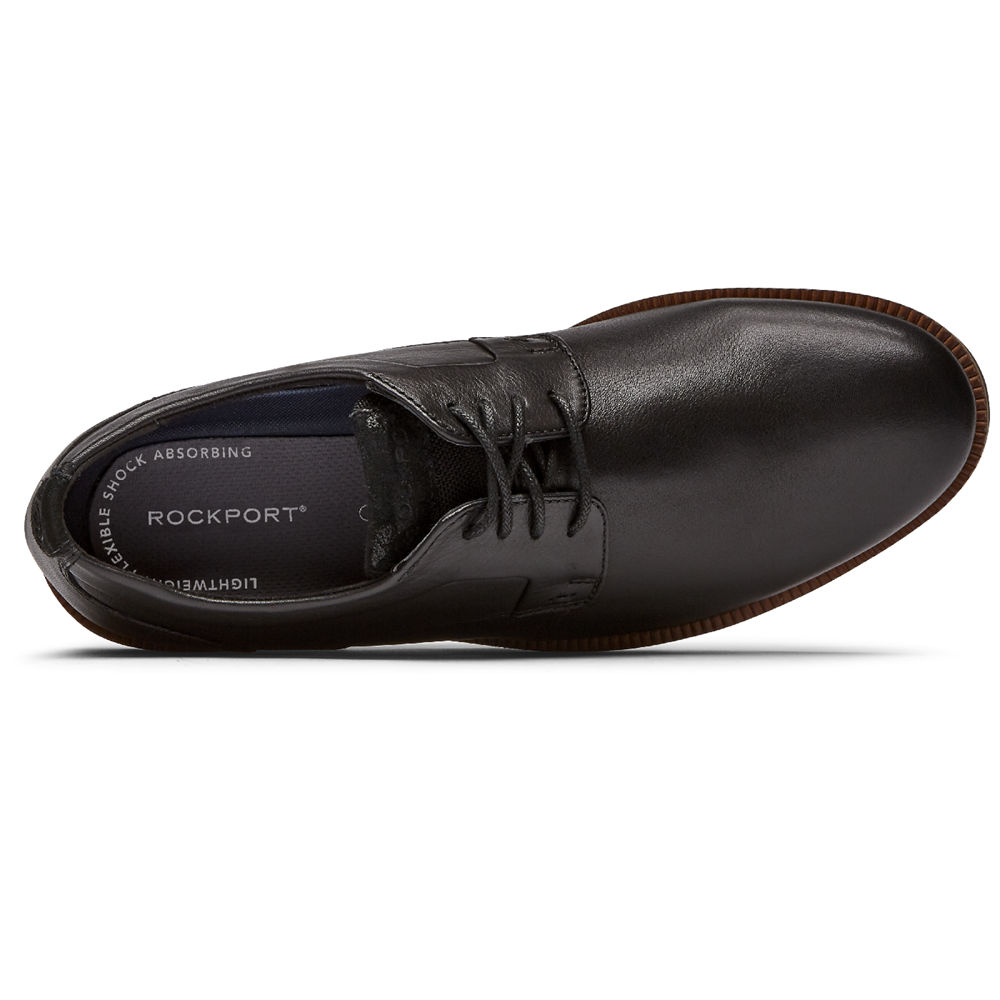 Oxfords Rockport Hombre Mexico - Sharp & Ready 2 Plain Toe Negros - FWCLP4085